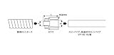 オーケー器材 断熱ドレンホース・カフス 塩ビ管接続用 アイボリー 80個入 K-HRC1413