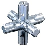 パイオニアテック コネクター 19丸 6PK クローム ※取寄品 UC19-6PK