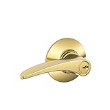 Schlage f51 a MNH 605 Manhattanキー付きエントリーレバー、明るい真鍮