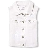 THE CHILDREN'S PLACE(ザ・チルドレンズプレイス) エンブロイダードフラワーボタンダウンデニムベスト アウターベスト 14歳【並行輸入】