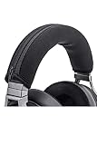 wumio ヘッドバンドカバー 黒 1個 ATH M50X M50 M40X M40 M30X M20X MSR7 交換用 ヘッドホンカバー ネオプレン 保護カバー 劣化 対策 補修 伸縮 バンド フィット