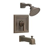 American Standard T555.502.224 Town Square Bath and Shower Trim Kit with Rain Showerhead, Oil Rubbed