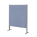 JKプラン アコーディオンパーティション プリティアW90　H120　ショートタイプ　ブルー　zfn-0002-BL