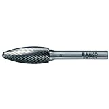 Bahco HSSG-C1225M Hi Speed Steel Rotary Burrs Cylinder Round Nose 1 Med Tooth [並行輸入品]