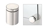 CRL 1 – 1 / 4 " PolishedステンレスSingle Sided Adjustableバレルエッジグリップ
