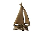 ソリッド真鍮ヨットドアノッカー6 " – 真鍮ドアノッカー – Sail Boat装飾