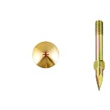 測量用真鍮製基準点鋲_30Φ：【測量用品】：205-0250