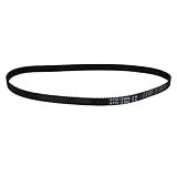 uxcell タイミングベルト ゴム製 ブラック 3 m 175歯 ガース525mm 幅10mm