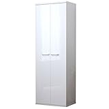 ワイエムワールド　キッチンストッカー 幅60cm 高さ180cm キッチン収納  【色： ホワイト 】