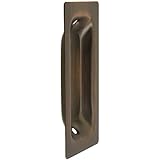 National Hardware V141 1-3/8" x 3-1/4" Flush Pulls in Antique Bronze by Stanley Hardware [並行輸入品]