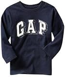baby gap kids コットン ロゴ Ｔシャツ 長袖（ネイビー）【月齢：2歳~5歳】（並行輸入品） (2YRS（2歳）)