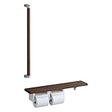 TOTO 天然木手すり61シリーズ手すり　棚別体タイプ ダルブラウン YHB61FLC#MWW