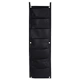 壁の内側と外側の両方に7つのポケット緑の植付バッグを使用できます