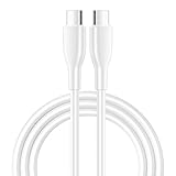 iPhone 16対応 USB-Cケーブル【1.83m PD3.0対応 急速充電3A】シリコン素材 柔らかく絡まない Type-C to Type-Cケーブル iPhone15 / Galaxy/iPad/MacBook各種対応 ホワイト