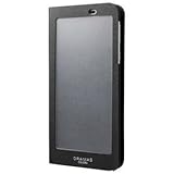 坂本ラヂヲ AQUOS sense plus（SH-M07）用 シャープ認定 手帳型PUレザーケース（ブラック）GRAMAS COLORS