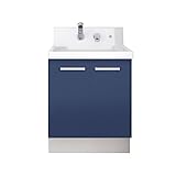 LIXIL(リクシル) INAX 洗面化粧台 K1シリーズ 間口600 両開きタイプ アーバンブルー K1N3-605SY/B12H