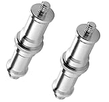 fogman スピゴット アダプター ネジ カメラ 三脚 フラッシュ ライトスタンド 撮影 2個セット (2個)