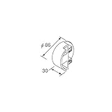 YKKAP メンテナンス部品 小口キャップ (HHK3-3590) [YS]シルバー *製品色・形状等仕様変更になる場合があります*