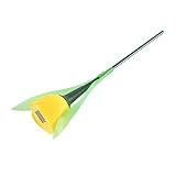 YUANSHOP1 ソーラー式 ガーデンライト Tulipチューリップ形 LEDライト IP65防水 太陽光給電 アウトドアライト 省エネ 屋外 景観照明 夜間車道/歩道/芝生/庭などに適用 (イエロ