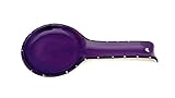 トスカーナ用フリル付きパープル手描きセラミック、Spoon Rest , 86025 by ACK