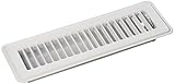 MINTCRAFT FR01-2X10W White Floor Register, 2 X10-Inch [並行輸入品]