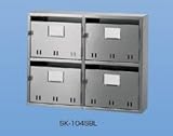 新協和 BL集合郵便受箱 集合ポスト (SA型) SK-104SBL 4戸用