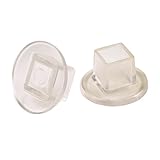 (シェパード・ハードウェア) Shepherd Hardware パティオ家具脚用カバー 内側は正方形 透明 5/8インチ 4個入り 3025