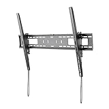 グリーンハウス(Green House) テレビ壁掛け金具 大型テレビ/ディスプレイ対応 60~100インチ 耐荷重~75kg カンタンワンタッチ固定 GH-WMTA-BK