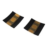 CONCENT 箔一(HAKUICHI) 古代箔スクエアプレート（小）2P ブラック
