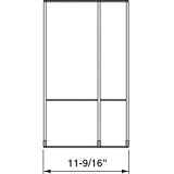 ブラムBzhi.533Fi3A 11から0.56に。ウッド引き出し用オルガライン - ステンレススチール