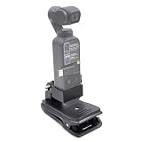 YOULIDA クリップマウント Osmo Pocket 2 バックパックマウント 360°回転式 osmo pocket 拡張用カメラスタンド アクセサリー 耐久性 実用性 動画撮影 旅撮影