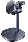 Ice MagChargerQi2 冷やす3-in-1 ワイヤレス給電ステーション【Qi2対応/MagSafe対応】折りたたみ式 マグネット式 最大15W急速給電 iPhone 16/15/14/13/12 Apple Watch AirPods 3台同時対応 WORLD GADGETS