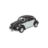 カララマ 1/43 フォルクスワーゲン ビートル マットブラック/ホワイト 410541
