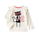 ジンボリー GYMBOREE/ キティーミーティ アイボリー トップス長袖Tシャツ 6～12ヶ月【並行輸入】