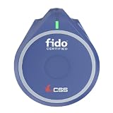 VinCSS FIDO2 指紋認証 FIDOセキュリティキー USB-Type C,NFC,Bluetooth FIDO2/U2F/多要素認証/二要素認証(青)