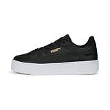 PUMA [プーマ] スニーカー 厚底 プラットフォーム キャリーナ ストリート 389390 【藤田ニコルさん着用】 レディース ブラック ブラック/ローズ ゴールド ホワイト 24.0 cm