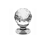 Baldwin 4334.260.sカットスワロフスキークリスタル1 – 3 / 16インチ直径ボールキャビネットノブ、クロム