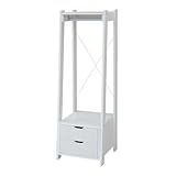 JKプラン オープンハンガーシリーズ　ハンガーラック450 ホワイト KKS-0004-WH