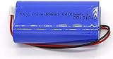 3.7v 4400mah 5200mah 6400mah 18650 リチウムイオン充電式バッテリーパック、18650-2P リチウムイオンバッテリー 3.7v6400mah,3.7v6400mah-1個