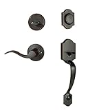 Dynastyハードウェアden-her-405 – 12pr DenverフロントドアダミーHandleset , Agedオイルはブロンズ、with Heritageレバー、右手