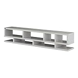 SatoSangyo ローボード・テレビ台 ホワイト 幅180cm 奥行30cm 高さ36cm LK36-180L WH