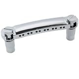 Musiclily Pro 12弦ストップテールピース 10.5mm ピッチ Epiphone LP SG レスポールエレキギター用、クローム