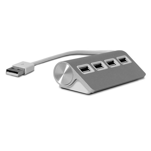 Satechi 【MacBook Air/MacBook Pro/MacBook対応4ポートUSB HUB】Premium 4 Port アルミニウムUSBハブ ST-UHA
