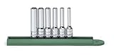 GearWrench 80322 6 Piece 1/4-Inch Drive Deep E Socket Set [並行輸入品]