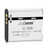 MINSHI OLYMPUS対応 充電式リチウムイオンLI-40 交換バッテリー対応互換TG-630カメラ [3.7V 925mAh] カメラ本体にジャストフィットし 航続能力が優れている