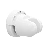 labkiss調節可能なシャワーヘッドホルダー、スーパー電源真空吸盤Hand Heldシャワーブラケット、再利用可能な、防水、頑丈、壁マウントヘッドホルダーforホテルホーム浴室、ホワイト