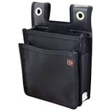 鳶壱 帆布製工具腰袋 改 黒 ※取寄品 115-BK