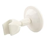 uxcell シャワーヘッドホルダー シャワーフック 家庭用 バスルーム プラスチック 壁へ取り付け 吸着コップホワイト