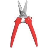 Clauss Stainless Steel Floral Cutters, Red, 7.5" [並行輸入品]