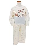 PEANUTS SNOOPY ベビー服 長袖 腹巻付きパジャマ スヌーピー 80cm